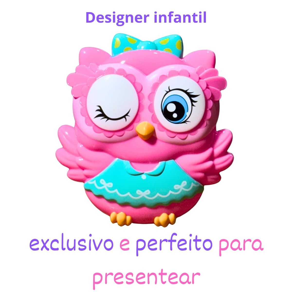 ESTOJO MAQUIAGEM CORUJA